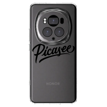 Picasee silikonski prozorni ovitek za Honor Magic6 Pro - Picasee - old logo - black