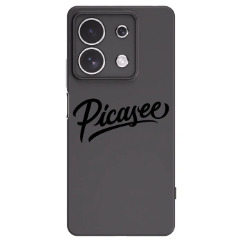 Picasee silikonski črni ovitek za Xiaomi Redmi Note 13 4G - Picasee - old logo - black