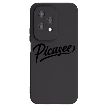 Picasee silikonski črni ovitek za Honor 200 Lite - Picasee - old logo - black