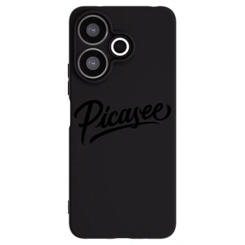 Picasee silikonski črni ovitek za Xiaomi Redmi 13 4G - Picasee - old logo - black