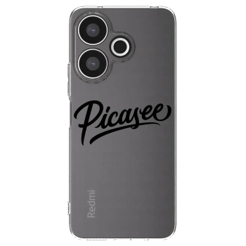 Picasee silikonski prozorni ovitek za Xiaomi Redmi 13 4G - Picasee - old logo - black