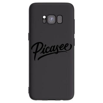 Picasee silikonski črni ovitek za Samsung Galaxy S8 G950F - Picasee - old logo - black