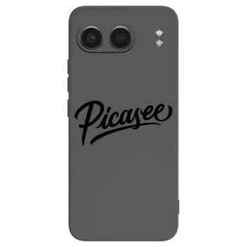 Picasee silikonski črni ovitek za OnePlus Nord 4 - Picasee - old logo - black