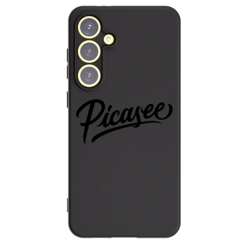 Picasee silikonski črni ovitek za Samsung Galaxy S24 FE S721B - Picasee - old logo - black