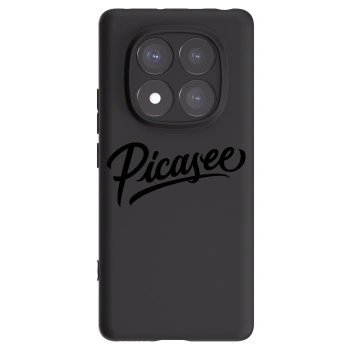 Picasee silikonski črni ovitek za Xiaomi Redmi Note 14 Pro+ 5G - Picasee - old logo - black