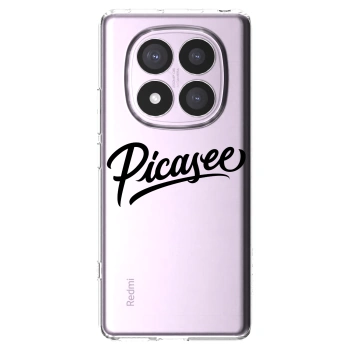 Picasee silikonski prozorni ovitek za Xiaomi Redmi Note 14 Pro 5G - Picasee - old logo - black