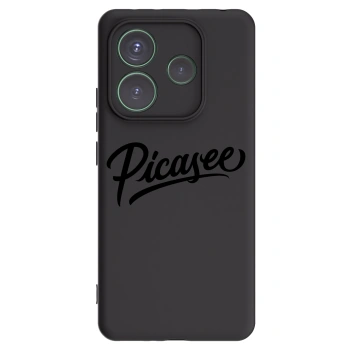 Picasee silikonski črni ovitek za Xiaomi Redmi Note 14 5G - Picasee - old logo - black