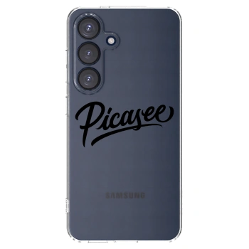 Picasee silikonski prozorni ovitek za Samsung Galaxy S25 5G - Picasee - old logo - black