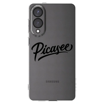 Picasee silikonski prozorni ovitek za Samsung Galaxy S25 Edge 5G - Picasee - old logo - black