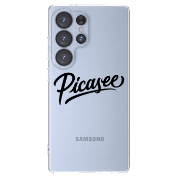 Picasee silikonski prozorni ovitek za Samsung Galaxy S25 Ultra 5G - Picasee - old logo - black