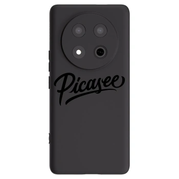 Picasee silikonski črni ovitek za Honor Magic7 Lite 5G - Picasee - old logo - black