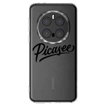 Picasee silikonski prozorni ovitek za Honor Magic7 Pro 5G - Picasee - old logo - black