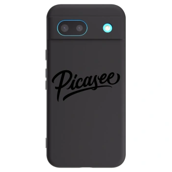 Picasee silikonski črni ovitek za Google Pixel 8a - Picasee - old logo - black