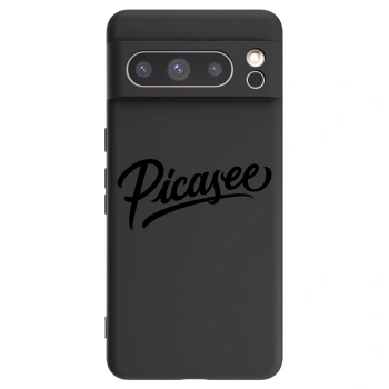 Picasee silikonski črni ovitek za Google Pixel 8 Pro - Picasee - old logo - black