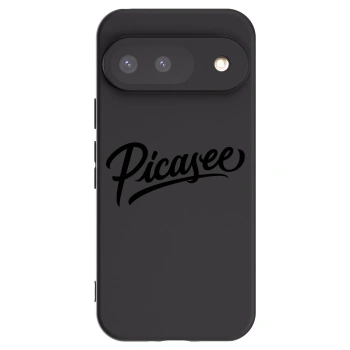 Picasee silikonski črni ovitek za Google Pixel 9 - Picasee - old logo - black