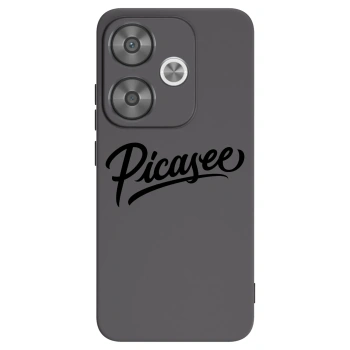 Picasee silikonski črni ovitek za Xiaomi Poco F6 - Picasee - old logo - black
