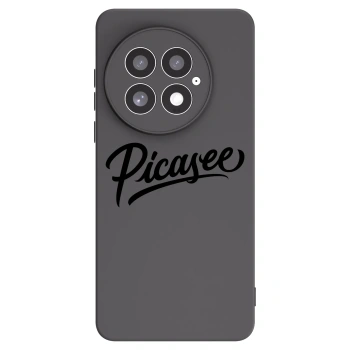 Picasee silikonski črni ovitek za OnePlus 13 5G - Picasee - old logo - black