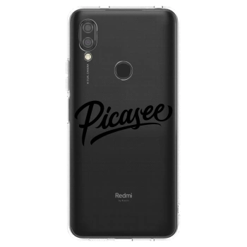 Picasee silikonski prozorni ovitek za Xiaomi Redmi 7 - Picasee - old logo - black