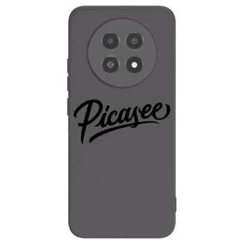 Picasee silikonski črni ovitek za Realme 12X - Picasee - old logo - black