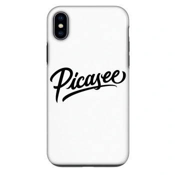 Ovitek za Apple iPhone XS Max - Picasee - old logo - black