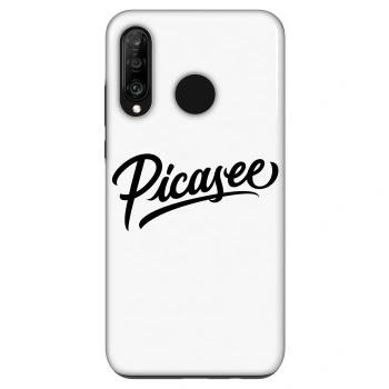 Ovitek za Huawei P30 Lite - Picasee - old logo - black