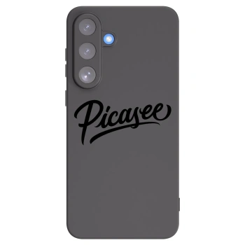Picasee silikonski črni ovitek za Samsung Galaxy S25 FE 5G - Picasee - old logo - black