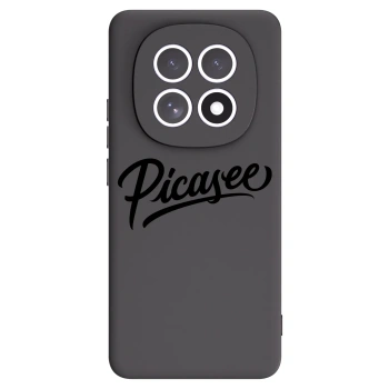 Picasee silikonski črni ovitek za Xiaomi Redmi Note 15 - Picasee - old logo - black
