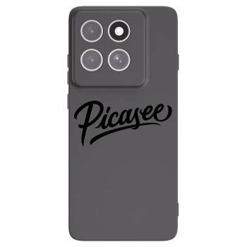Picasee silikonski črni ovitek za Motorola Edge 60 Fusion - Picasee - old logo - black