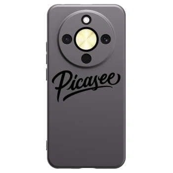 Picasee silikonski črni ovitek za Honor Magic8 Lite 5G - Picasee - old logo - black