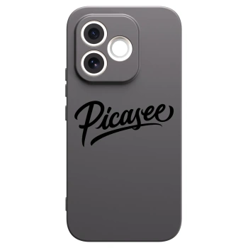 Picasee silikonski črni ovitek za Honor 600 Lite - Picasee - old logo - black