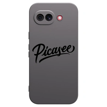 Picasee silikonski črni ovitek za Google Pixel 10a - Picasee - old logo - black