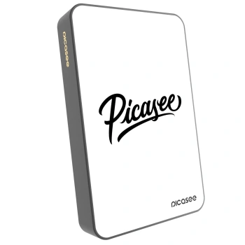 Picasee Prenosna baterija z MagSafe 10 000 mAh Siva - Picasee - old logo - black