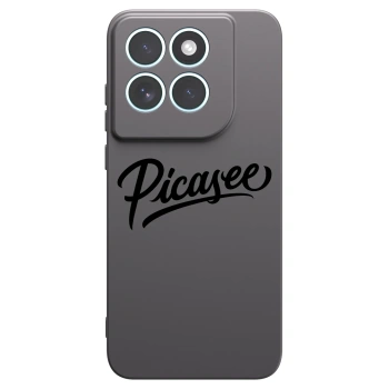 Picasee silikonski črni ovitek za Motorola Edge 70 Fusion - Picasee - old logo - black