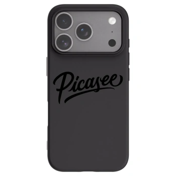Picasee silikonski črni ovitek za Apple iPhone 18 Pro - Picasee - old logo - black
