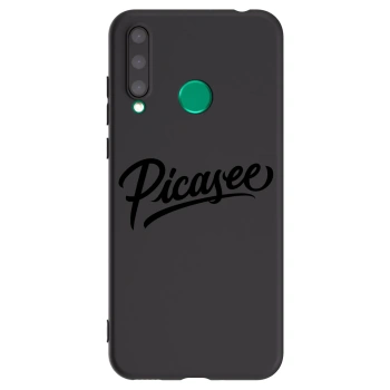 Picasee silikonski črni ovitek za Honor 20 Lite - Picasee - old logo - black