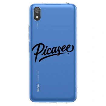 Picasee silikonski prozorni ovitek za Xiaomi Redmi 7A - Picasee - old logo - black