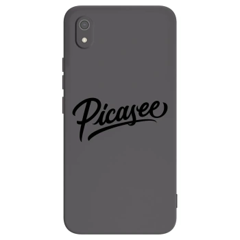 Picasee silikonski črni ovitek za Xiaomi Redmi 7A - Picasee - old logo - black