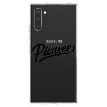 Picasee silikonski prozorni ovitek za Samsung Galaxy Note 10 N970F - Picasee - old logo - black