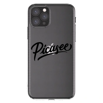 Picasee silikonski prozorni ovitek za Apple iPhone 11 Pro - Picasee - old logo - black