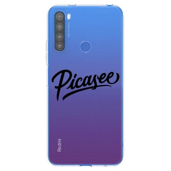 Picasee silikonski prozorni ovitek za Xiaomi Redmi Note 8T - Picasee - old logo - black