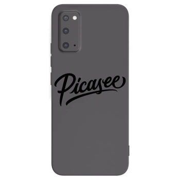 Picasee silikonski črni ovitek za Samsung Galaxy S20 G980F - Picasee - old logo - black