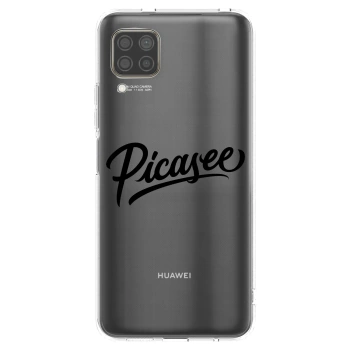 Picasee silikonski prozorni ovitek za Huawei P40 Lite - Picasee - old logo - black
