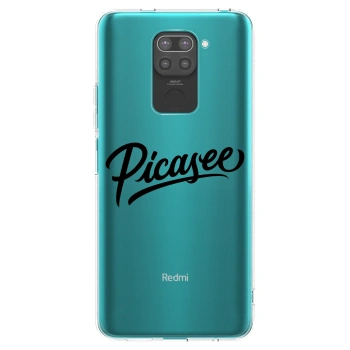 Picasee silikonski črni ovitek za Xiaomi Redmi Note 9 - Picasee - old logo - black