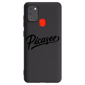 Picasee silikonski črni ovitek za Samsung Galaxy A21s - Picasee - old logo - black