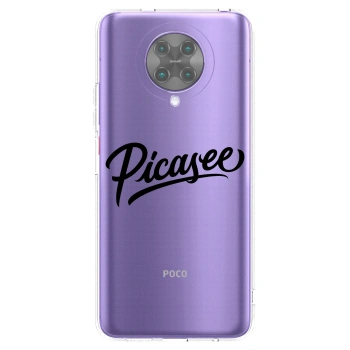 Picasee silikonski prozorni ovitek za Xiaomi Poco F2 Pro - Picasee - old logo - black