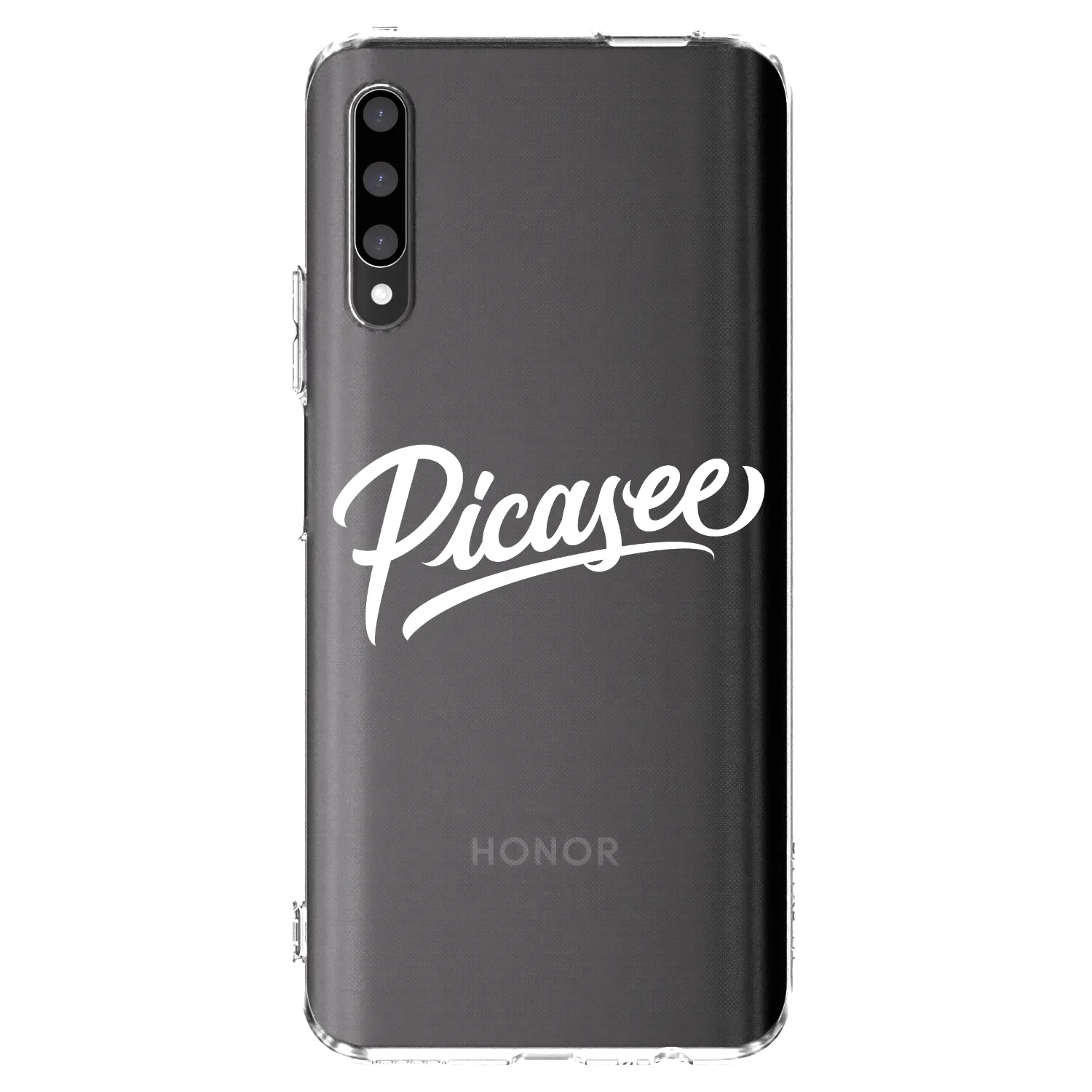 Picasee silikonski prozorni ovitek za Honor 9X Pro - Picasee - old logo - white