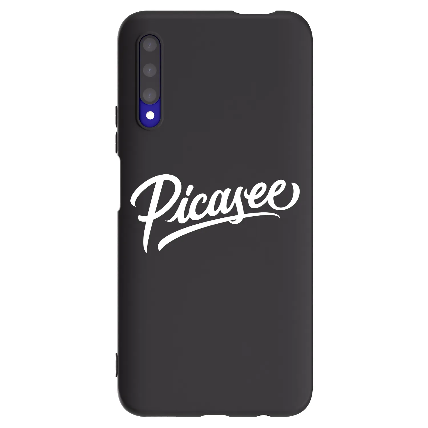 Picasee silikonski črni ovitek za Honor 9X Pro - Picasee - old logo - white