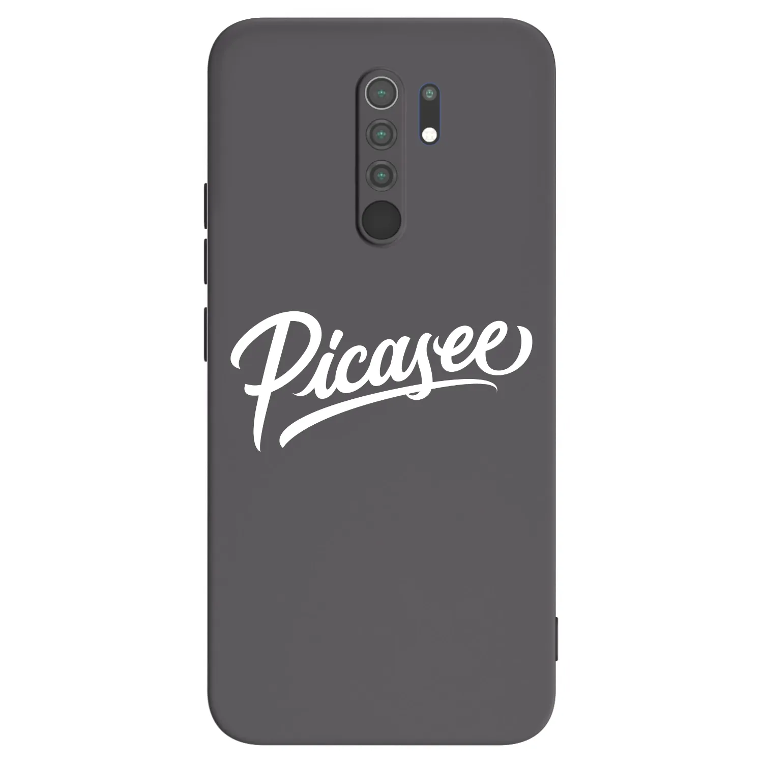 Picasee silikonski črni ovitek za Xiaomi Redmi 9 - Picasee - old logo - white