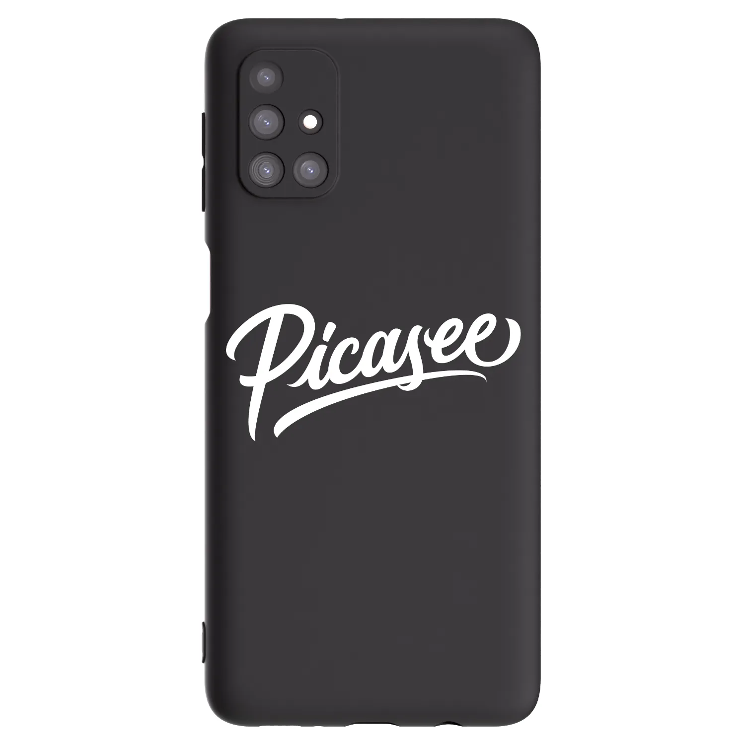 Picasee silikonski črni ovitek za Samsung Galaxy M31s - Picasee - old logo - white