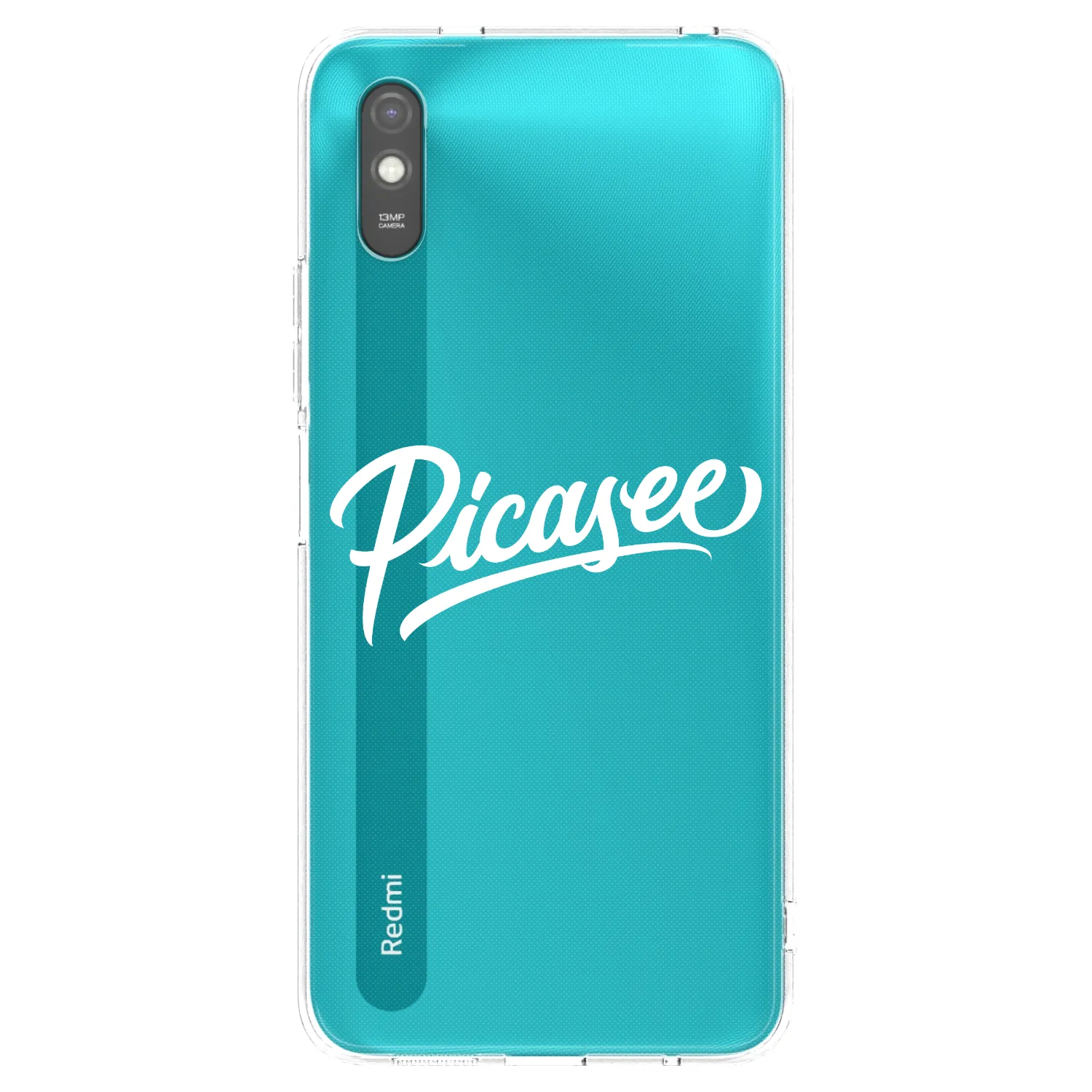 Picasee silikonski prozorni ovitek za Xiaomi Redmi 9A - Picasee - old logo - white